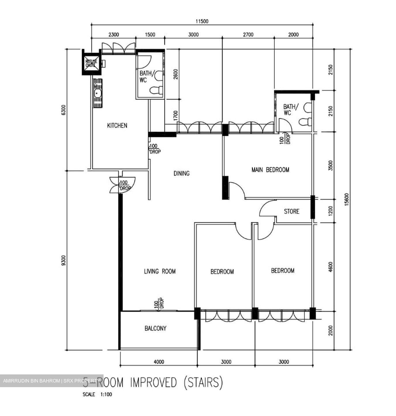 Blk 101 Eunos Vista (Bedok), HDB 5 Rooms #591458111